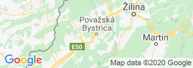 Povazska Bystrica map
